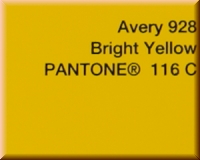 Avery 900 - Bright Yellow