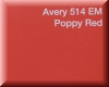 Avery 500 - Poppy Red matt