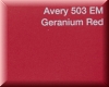 Avery 500 - Geranium Red matt