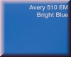 Avery 500 - Bright Blue matt