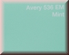 Avery 500 - Mint matt