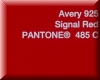 Avery 900 - Signal Red