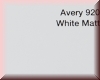 Avery 900 - White Matt