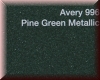 Avery 900 - Pine Green Metallic