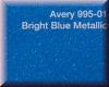 Avery 900 - Bright Blue Metallic