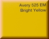 Avery 500 - Bright Yellow matt