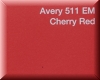 Avery 500 - Cherry Red matt